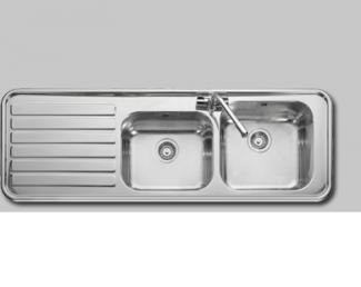Luxe double bowl kitchen sink